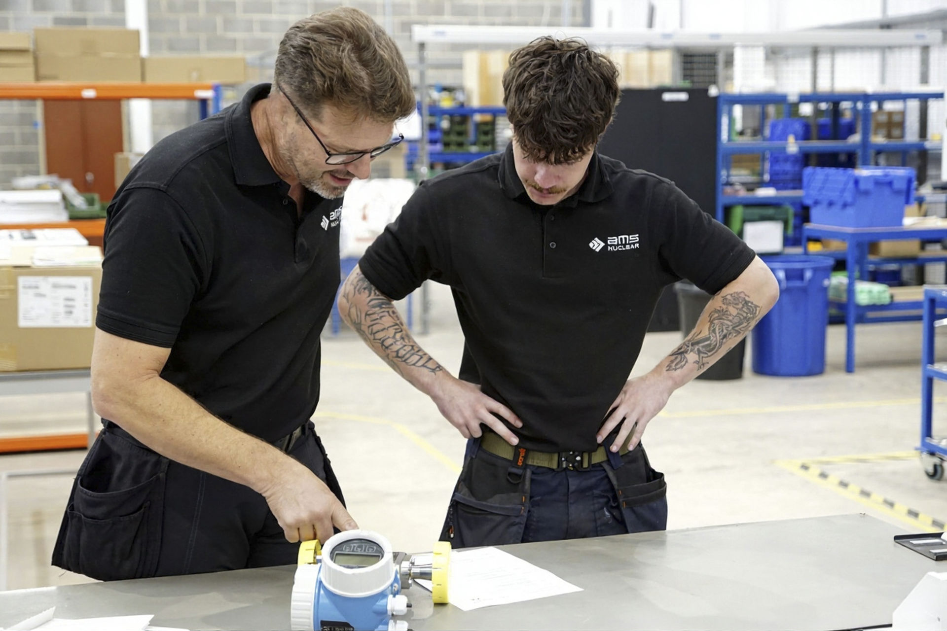 AMS employees complete a CFSI inspection