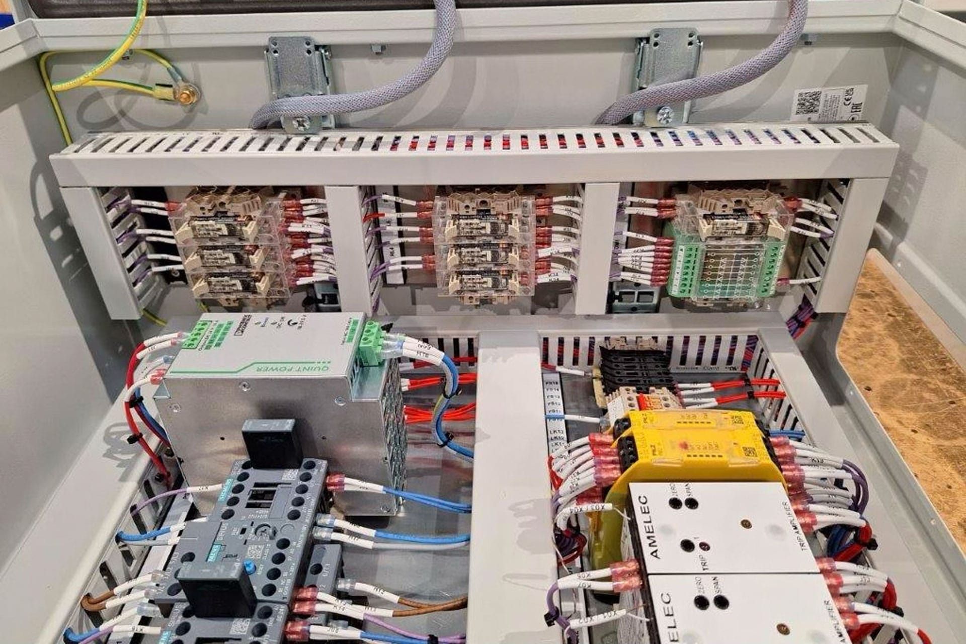 Cage capture safety instrumented system panel opened Cage capture safety instrumented system panel opened