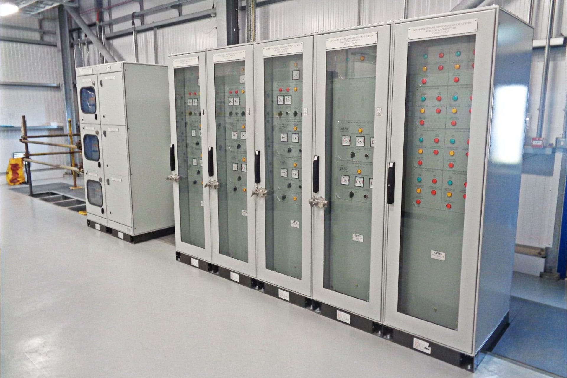 Engineering Control System front panel doors closed