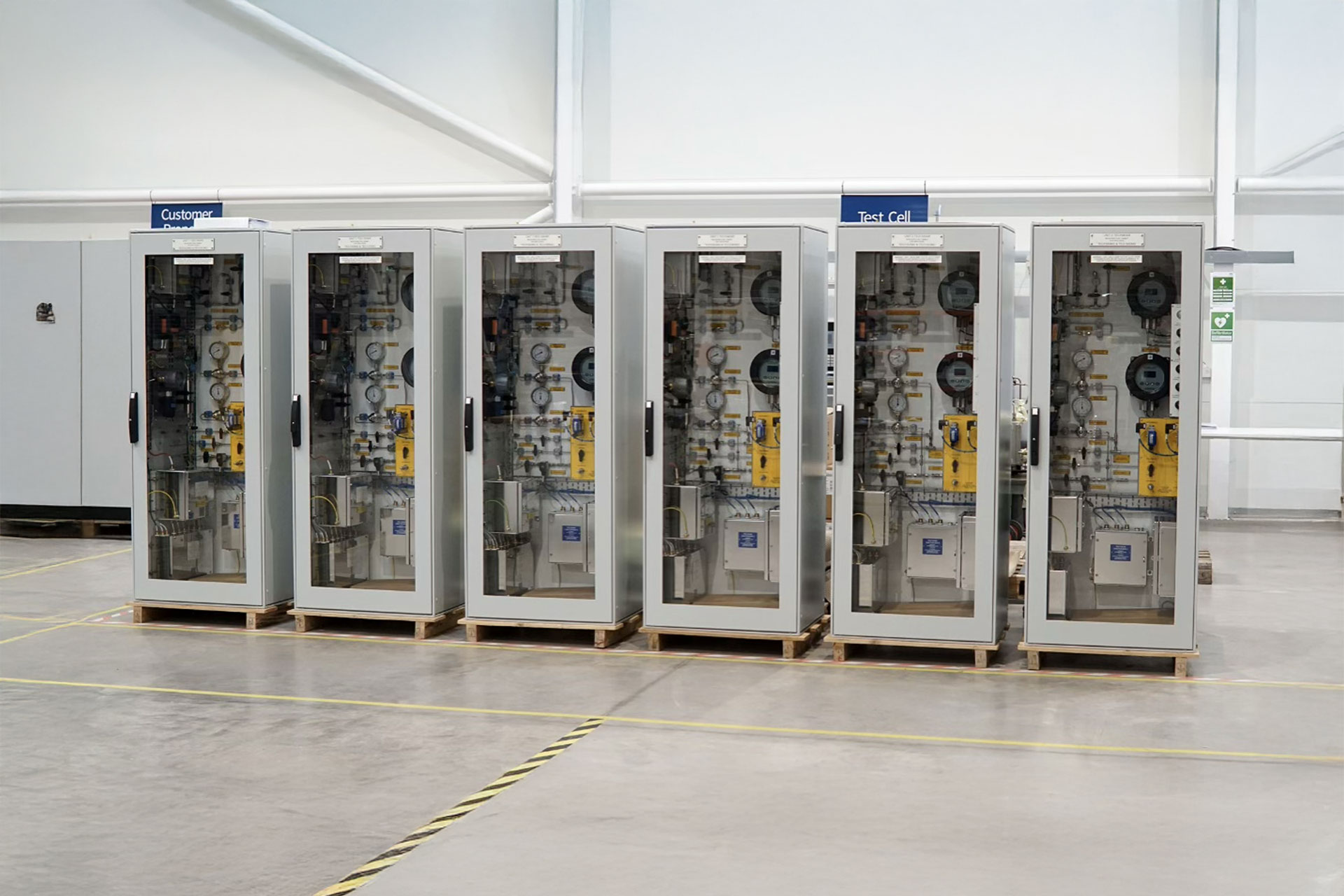 Measuring Gas Cabinets