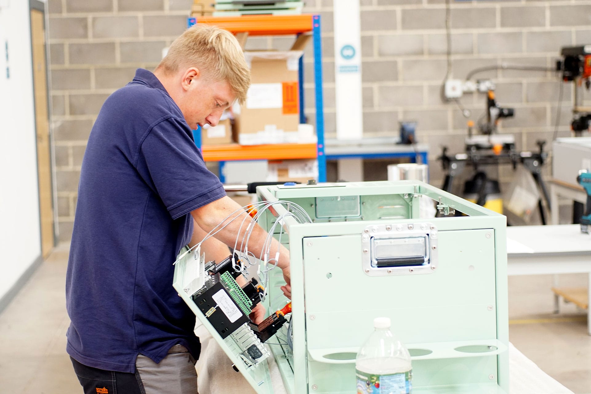 Working on opened panel systems